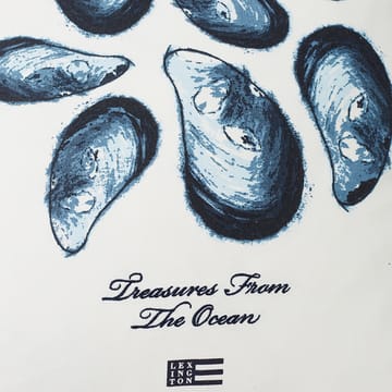 Mussels Twill -tyynynpäällinen 50 x 50 cm - White-blue - Lexington