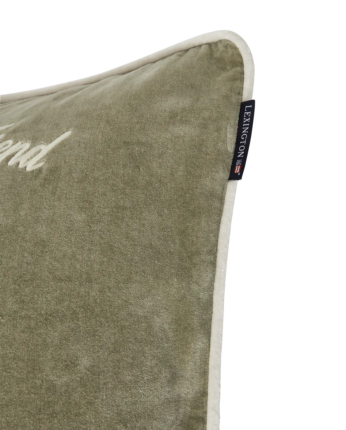 My Best Friend Velvet tyynynpäällinen 50x50 cm, Olive Lexington