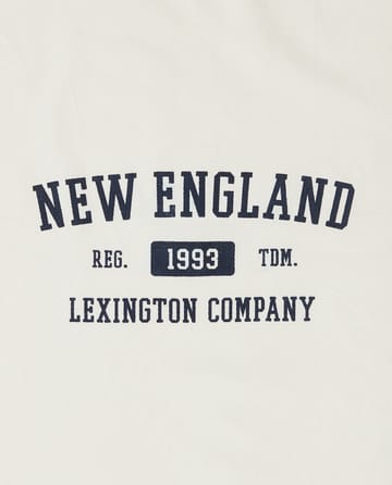 New England Cotton Twill keittiöpyyhe 50x70 cm - Off White-blue - Lexington