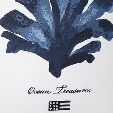 Ocean Treasures Twill -tyynynpäällinen 50 x 50 cm - White-blue - Lexington