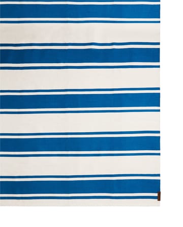 Organic Striped Cotton käytävämatto 70x130 cm - Blue-white - Lexington