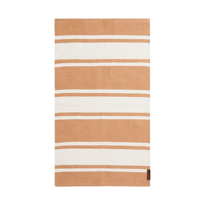 Organic Striped Cotton matto 170x240 cm - Beige-white - Lexington