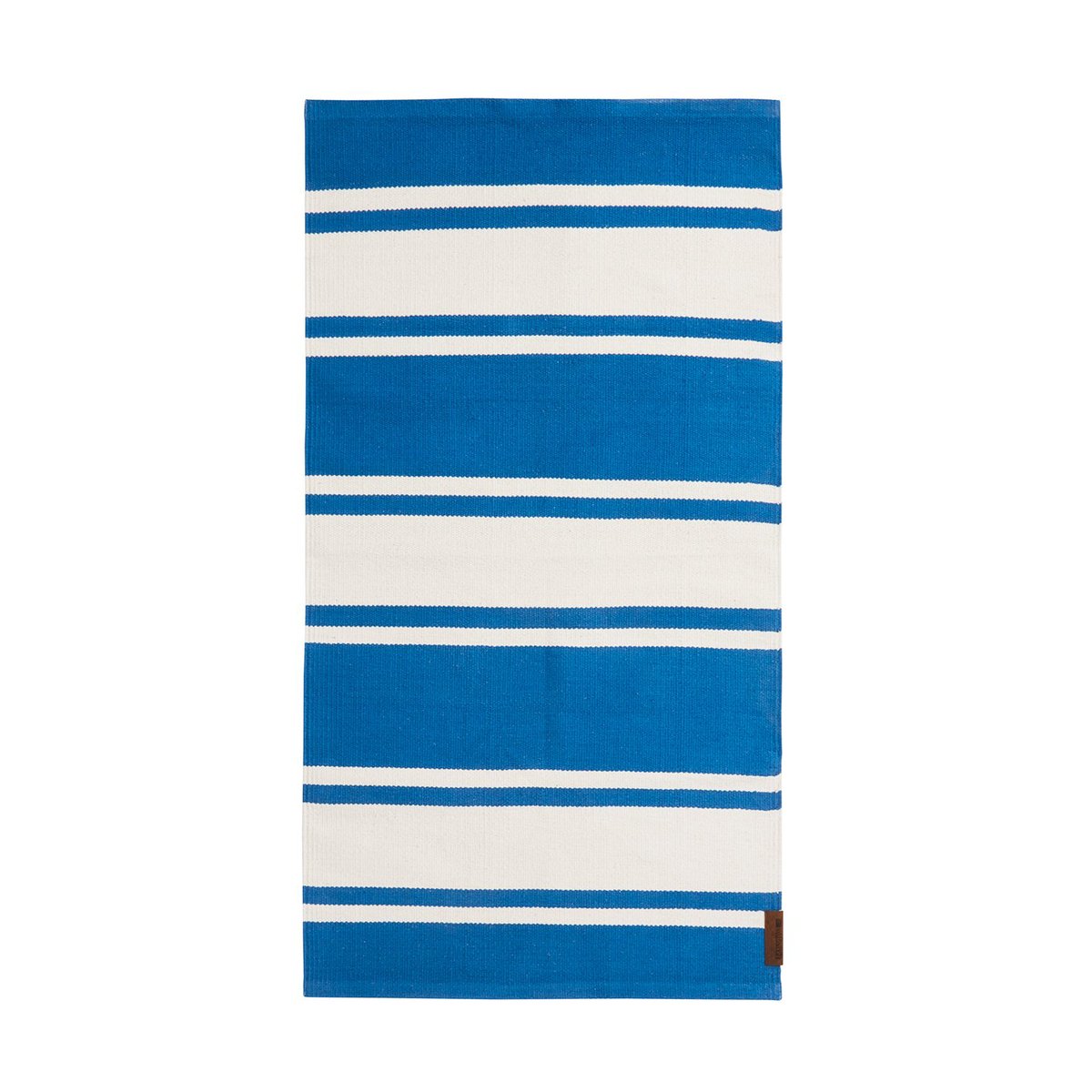 Lexington Organic Striped Cotton matto 170x240 cm Blue-white