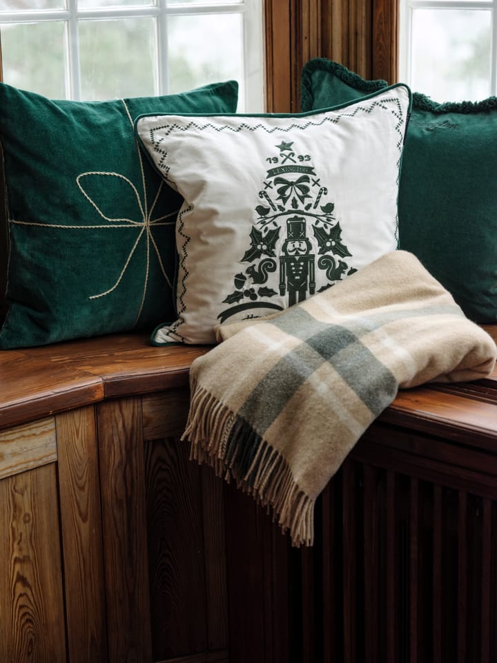 Pähkinänsärkijä tyynynpäällinen 50x50 cm, Valkoinen Lexington