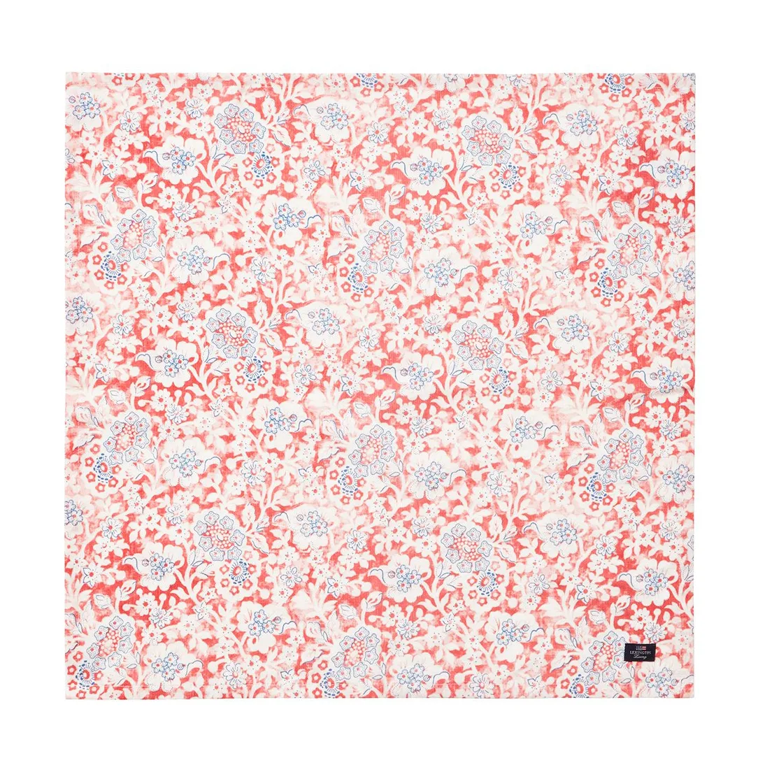 Printed Flowers Recycled Cotton kangasservetti 50x50 cm, Coral Lexington