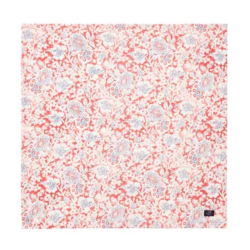 Printed Flowers Recycled Cotton kangasservetti 50x50 cm - Coral - Lexington