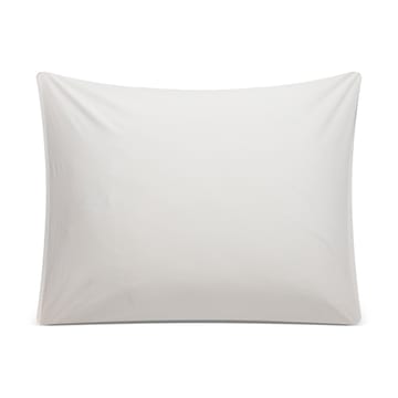 Printed Organic Cotton Poplin -tyynyliina 50 x 60 cm - Valkoinen-harmaa - Lexington