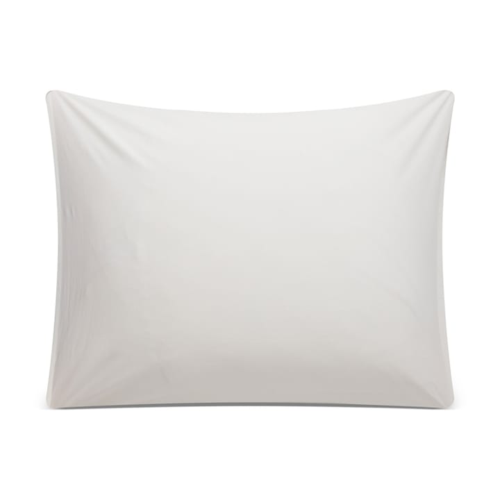 Printed Organic Cotton Poplin -tyynyliina 50 x 60 cm - Valkoinen-harmaa - Lexington