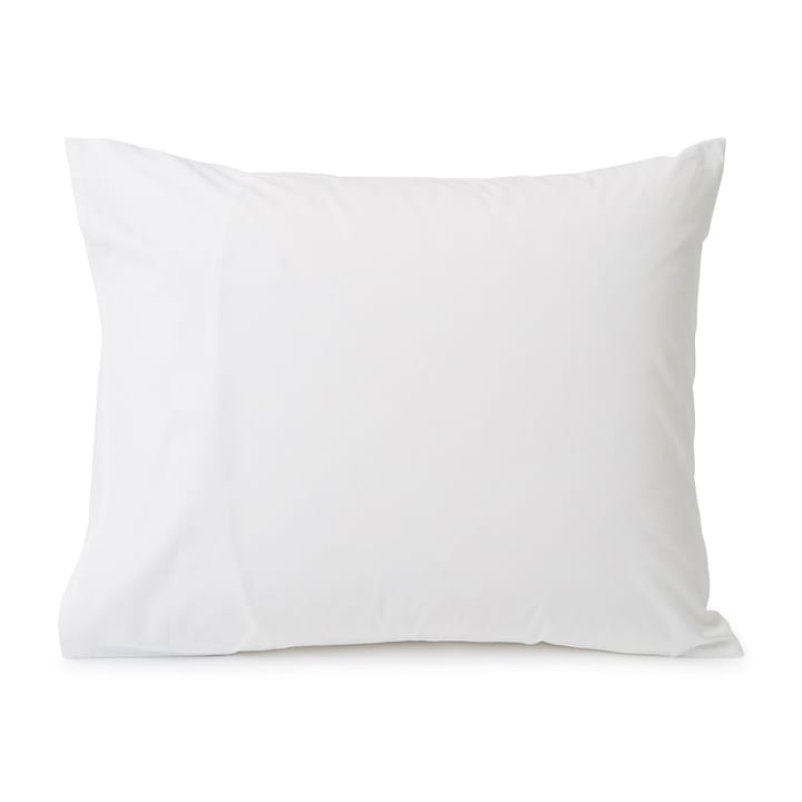 Printed Organic Cotton Poplin -tyynyliina 50 x 60 cm - White-blue - Lexington