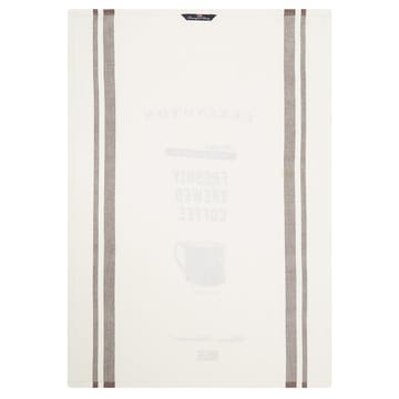 Printed Twill Coffee -keittiöpyyhe 50x70 cm - Valkoinen - Lexington