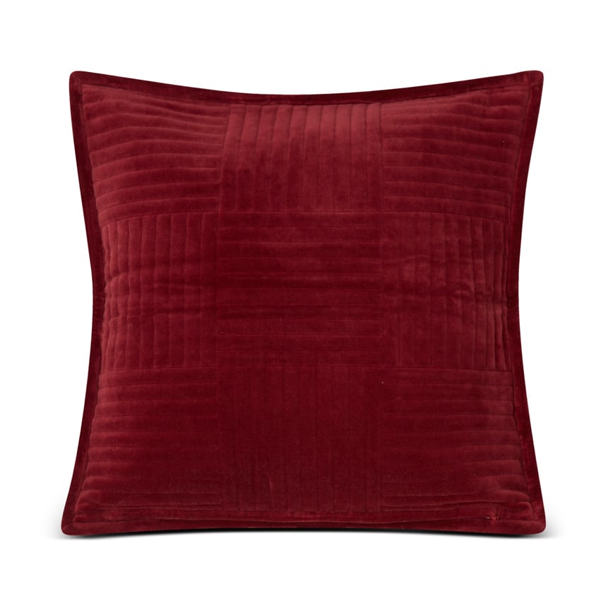 Lexington Quilted Velvet Star -tyynynpäällinen 50 x 50 cm Red