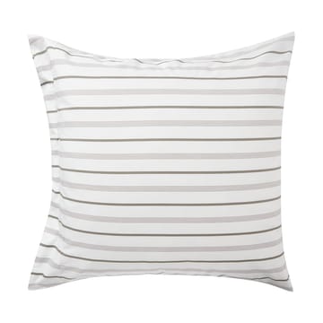 Raidallinen puuvillapopliini tyynyliina 65x65 cm - White - Lexington