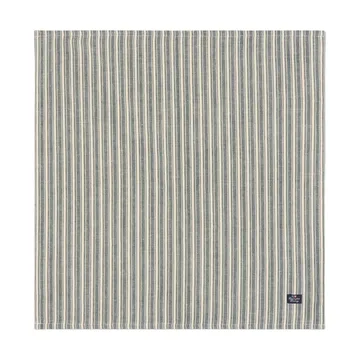 Raidalliset pellavaservetit - Green–light beige, 50x50 cm - Lexington