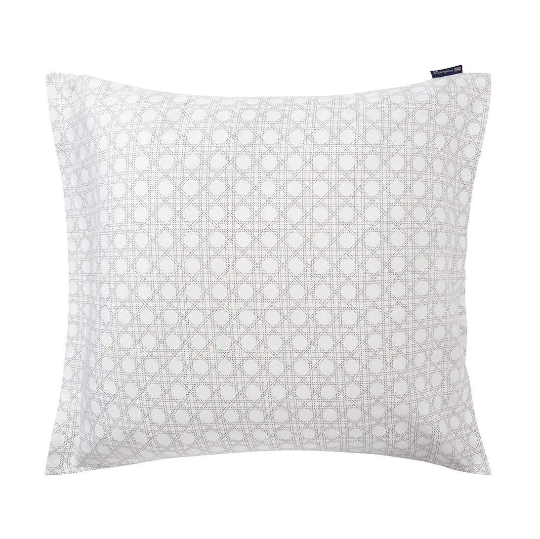 Rattan Printed tyynyliina65x65 cm, White Lexington