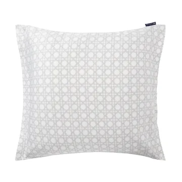 Rattan Printed tyynyliina65x65 cm - White - Lexington