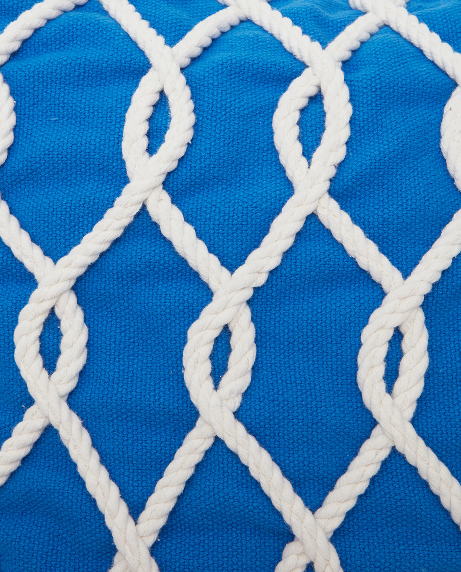 Rope Deco Canvas -tyynynpäällinen 50 x 50 cm, Sininen-valkoinen Lexington