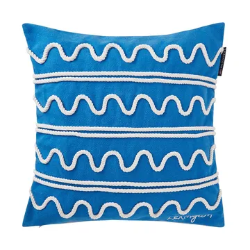 Rope Wave Cotton Canvas tyynynpäällinen 50x50 cm - Blue - Lexington