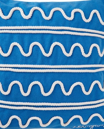 Rope Wave Cotton Canvas tyynynpäällinen 50x50 cm - Blue - Lexington