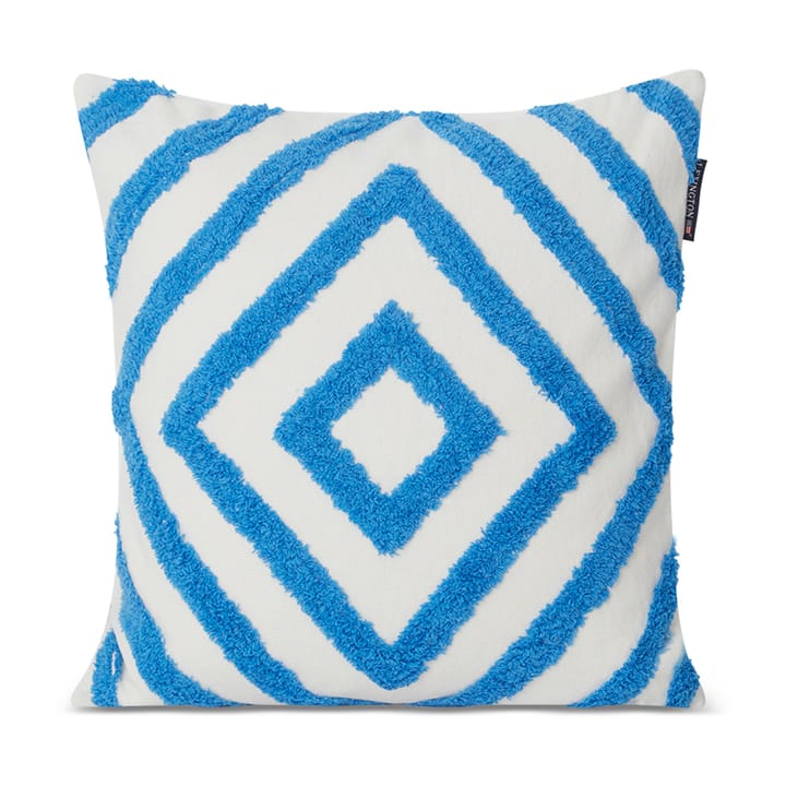 Rug Graphic Canvas -tyynynpäällinen 50 x 50 cm - Sininen-valkoinen - Lexington