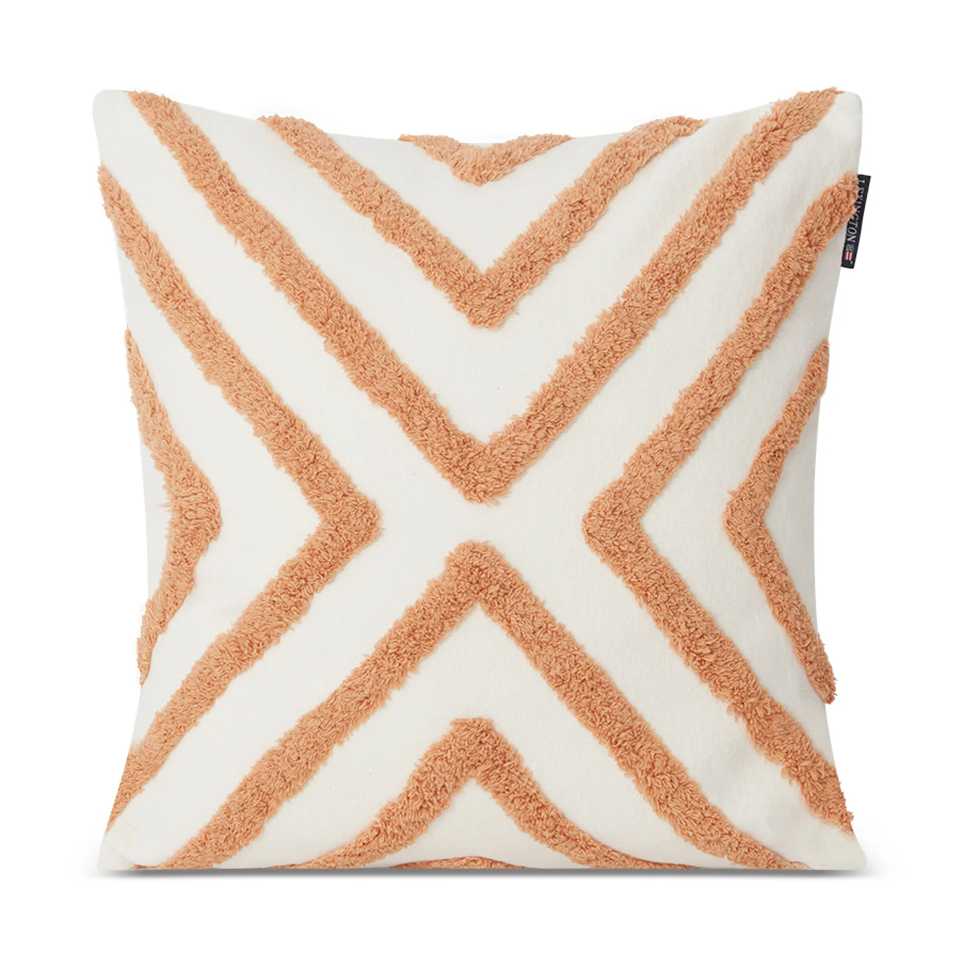 Rug Graphic Canvas -tyynynpäällinen 50 x 50 cm, Valkoinen-beige Lexington