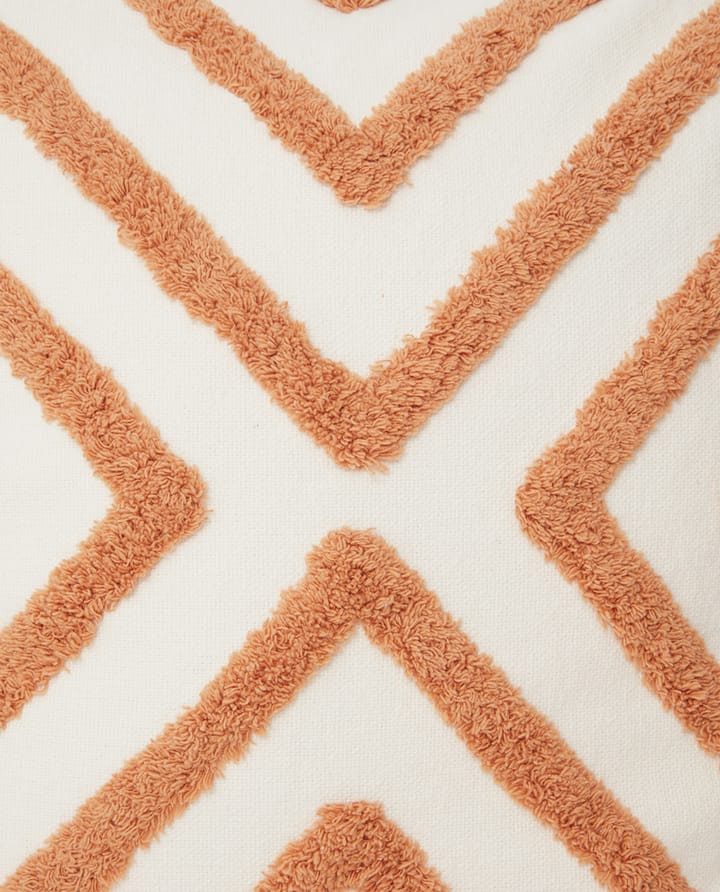 Rug Graphic Canvas -tyynynpäällinen 50 x 50 cm, Valkoinen-beige Lexington