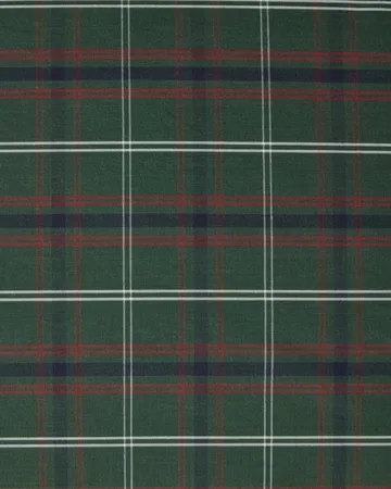 Ruudullinen puuvillapercale tyynyliina - Green-navy, 50x60 cm - Lexington