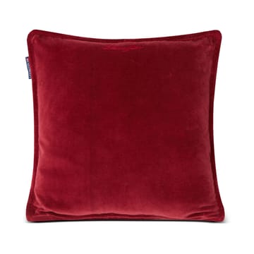 Ruudullinen quiltattu pellava/puuvilla tyynynpäällinen 50x50 cm - Vihreä-punainen-beige - Lexington