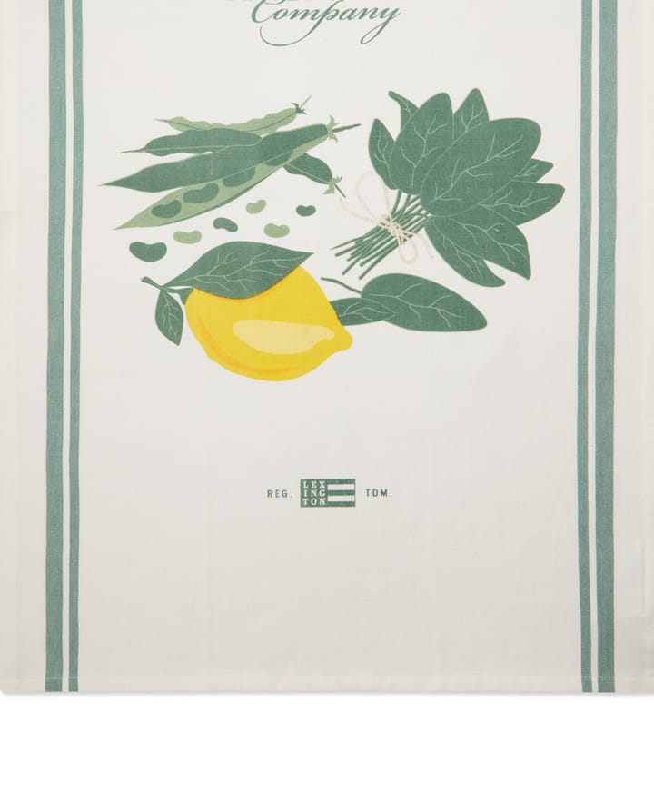 Salad keittiöpyyhe 50 x 70 cm - Vihreä-valkoinen - Lexington