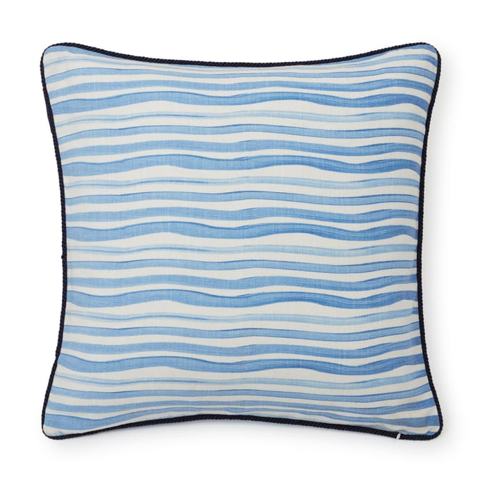 Sea You Later Cotton Canvas -tyynynpäällinen 50x50 cm, White-blue Lexington