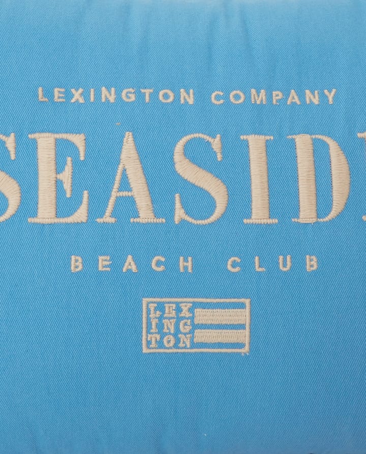 Seaside Small Organic Cotton Twill -tyyny 30 x 40 cm - Sininen-vaaleanbeige - Lexington