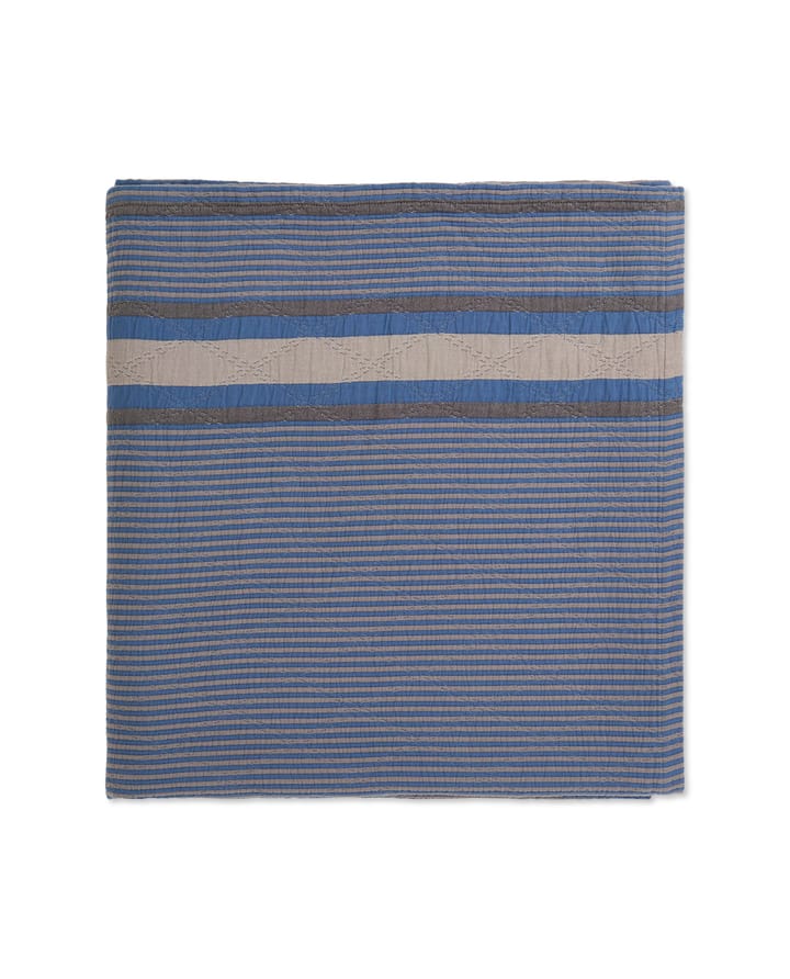 Side Striped Soft Quilted päiväpeite 160x240 cm - Blue - Lexington