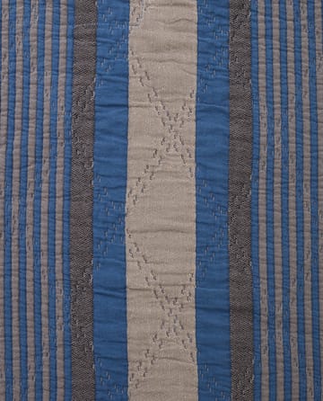 Side Striped Soft Quilted päiväpeite 160x240 cm - Blue - Lexington