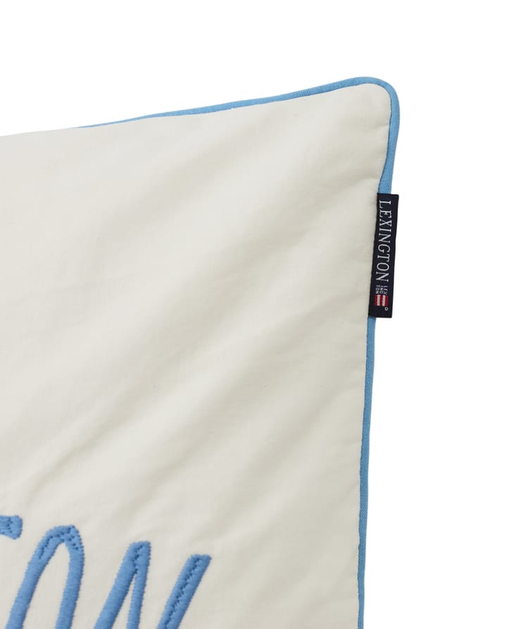 Since 1993 Organic Cotton -tyynynpäällinen 50x50 cm - White-blue - Lexington