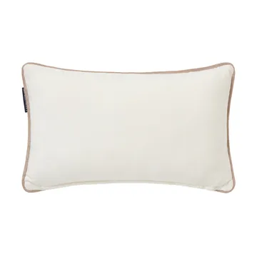 Ski resort ekologinen puuvilla twill tyyny 30x50 cm - Valkoinen–Dark blue - Lexington