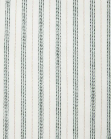 Stripe puuvillaflanellityynyliina - Valkoinen–vihreä–beige, 50x60 cm - Lexington
