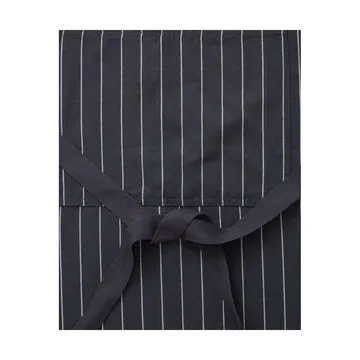 Striped Cotton Linen -esiliina - Dark gray-white - Lexington