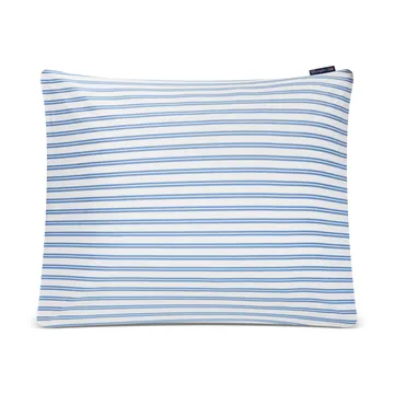 Striped Cotton Poplin -tyynyliina 50 x 60 cm - Sininen - Lexington