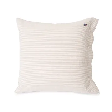 Striped Cotton Seersucker -tyynyliina 65 x 65 cm - Beige-valkoinen - Lexington