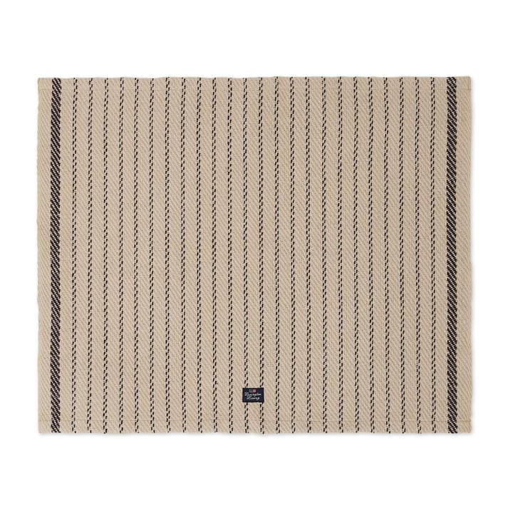 Striped Jute Cotton tabletti 40x50 cm, Beige-dark gray Lexington