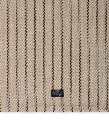 Striped Jute Cotton tabletti 40x50 cm - Beige-dark gray - Lexington
