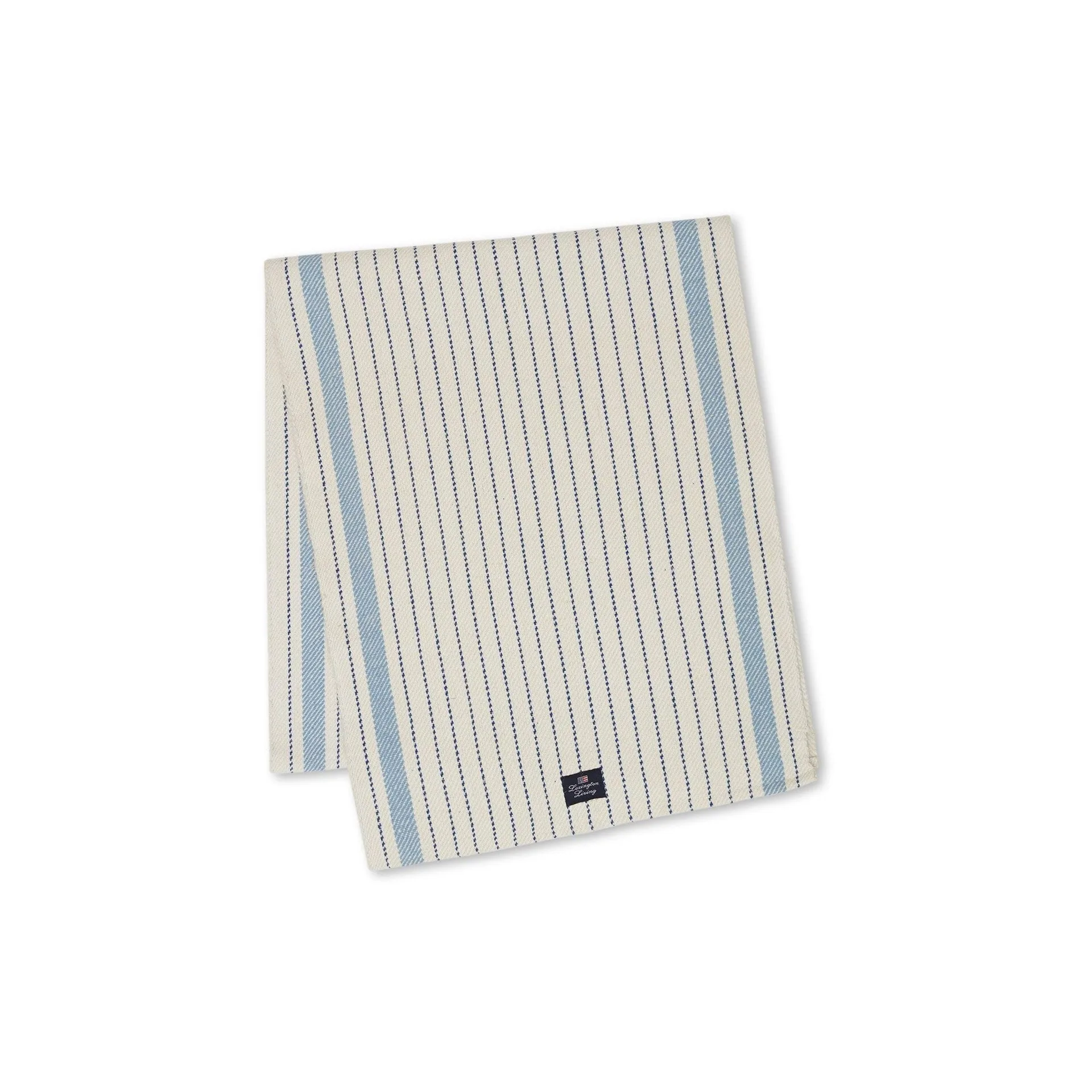 Striped juuttimatto 250x50 cm, Luonnonvalkoinen-sininen Lexington