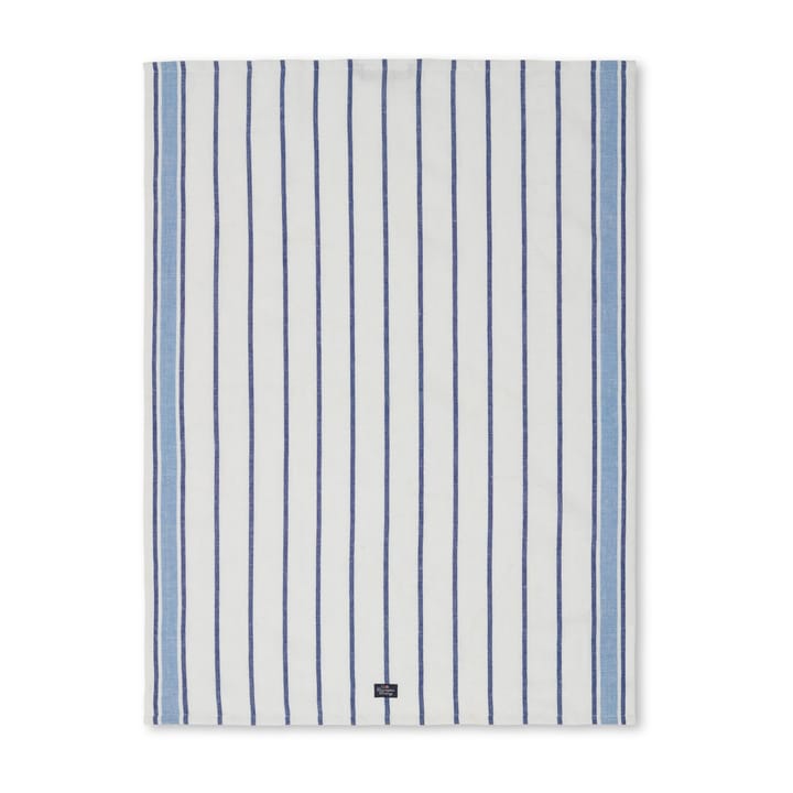 Striped keittiöpyyhe 50x70 cm - White-blue - Lexington