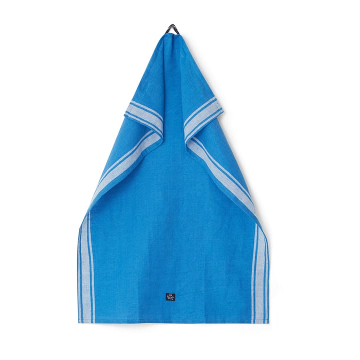 Striped Linen Cotton -keittiöpyyhe 50x70 cm - Sininen-valkoinen - Lexington