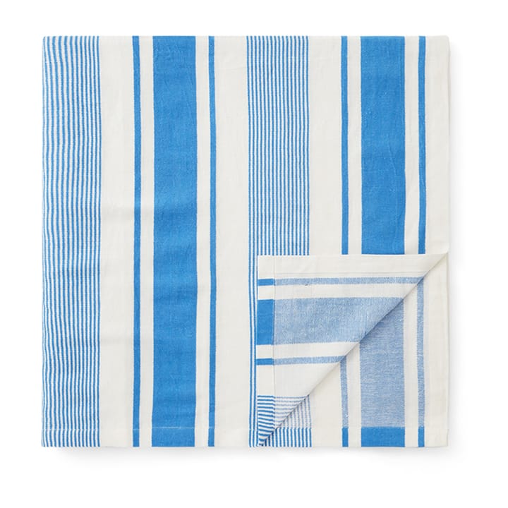 Striped Linen Cotton -pöytäliina 150 x 250 cm - Sininen-valkoinen - Lexington