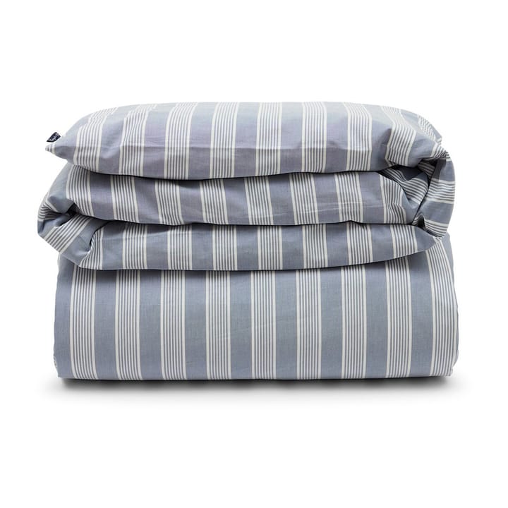 Striped Lyocell Cotton pussilakana 150x210 cm - Blue-white - Lexington