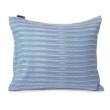 Striped Organic Cotton Sateen -tyynyliina 50 x 60 cm - Blue-white - Lexington