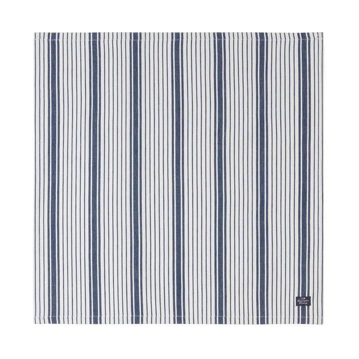 Striped Organic Cotton servetti 50x50 cm - Navy - Lexington