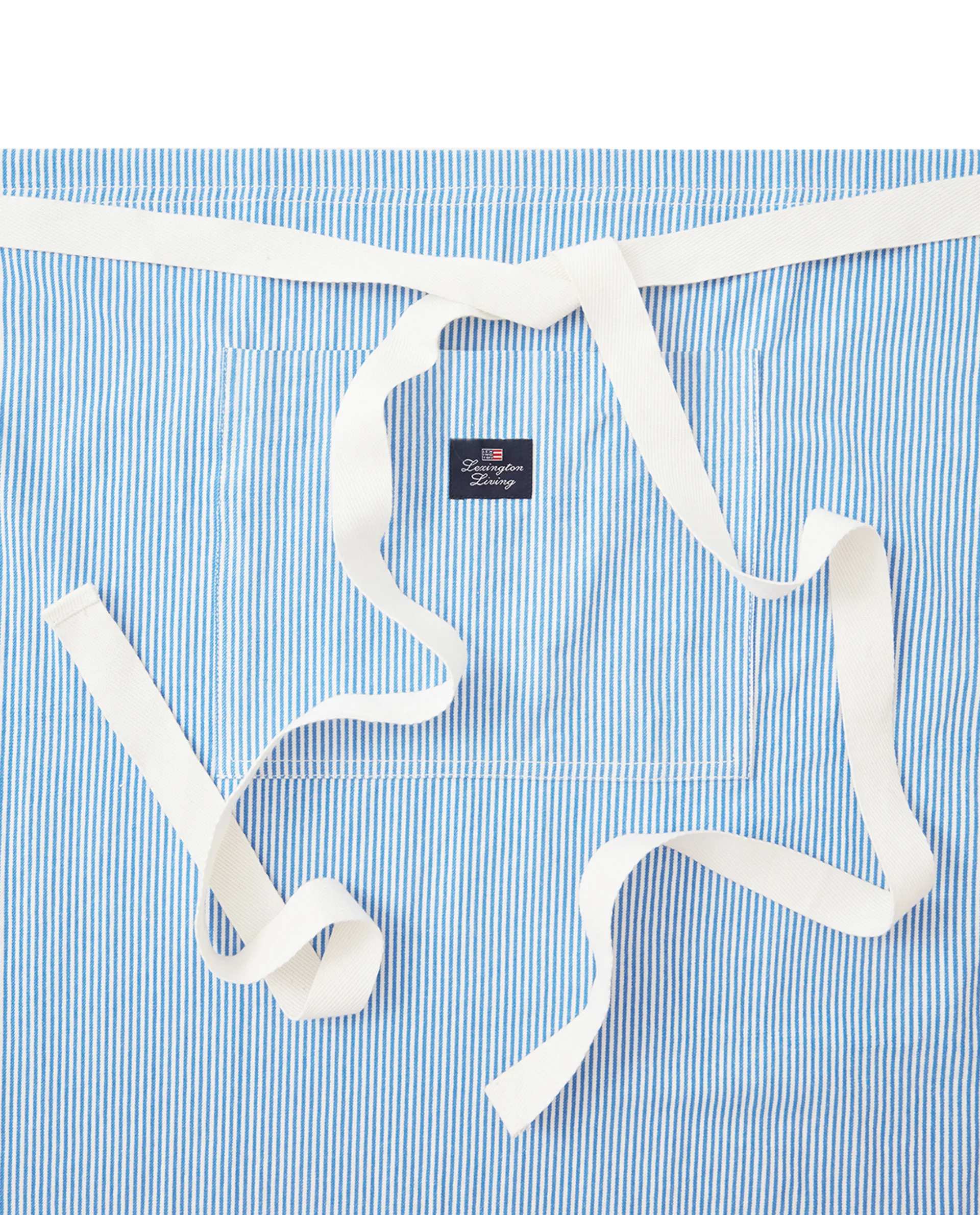 Striped Oxford BBQ -esiliina 85 x 80 cm, Sininen-valkoinen Lexington