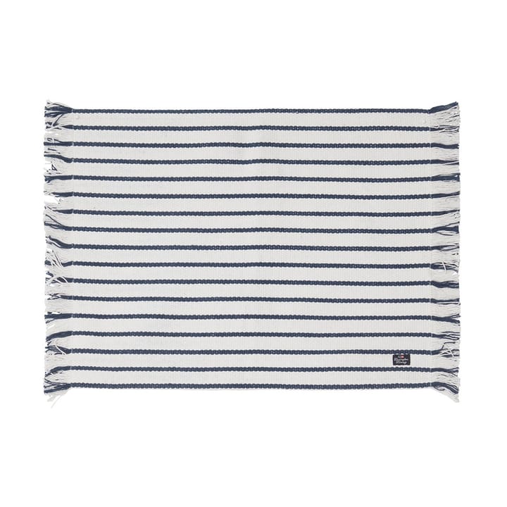 Striped Recycled Cotton pöytätabletti 40x50 cm - Navy - Lexington