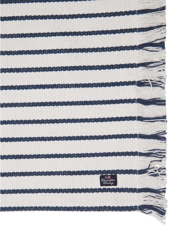 Striped Recycled Cotton pöytätabletti 40x50 cm, Navy Lexington